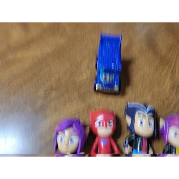 PJ Masks Villians Wolfie catboy Owlette Action Figures Toy Lot - Picture 3 of 8